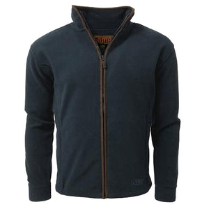 STANTON fleece jakke Navy Blue eller gunmetal grey og forrest green